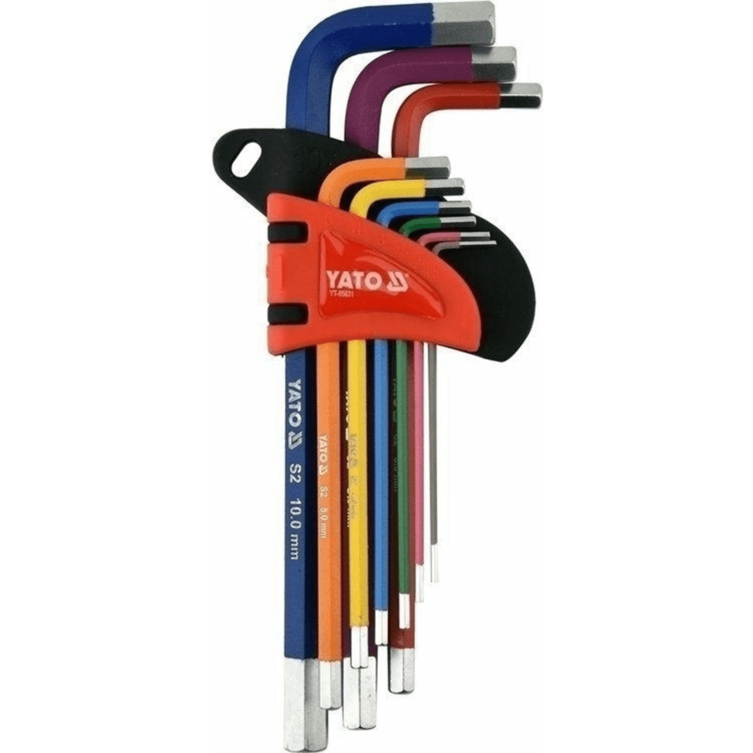 Set Chiavi Esagonali Yato 9PZ 1,5mm\10mm