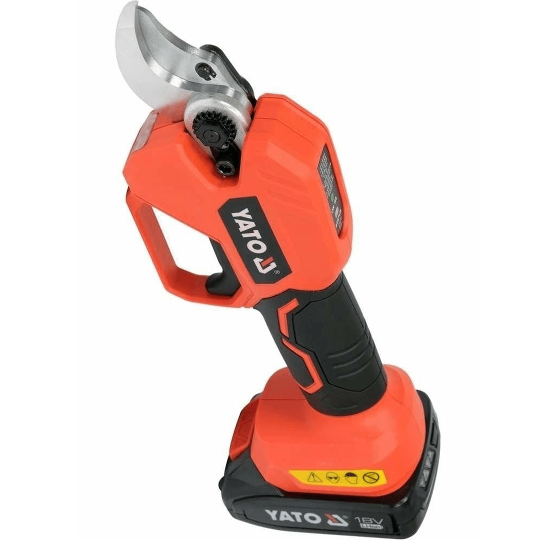 Sécateur sans fil 18 V avec batterie 2,0 Ah et chargeur