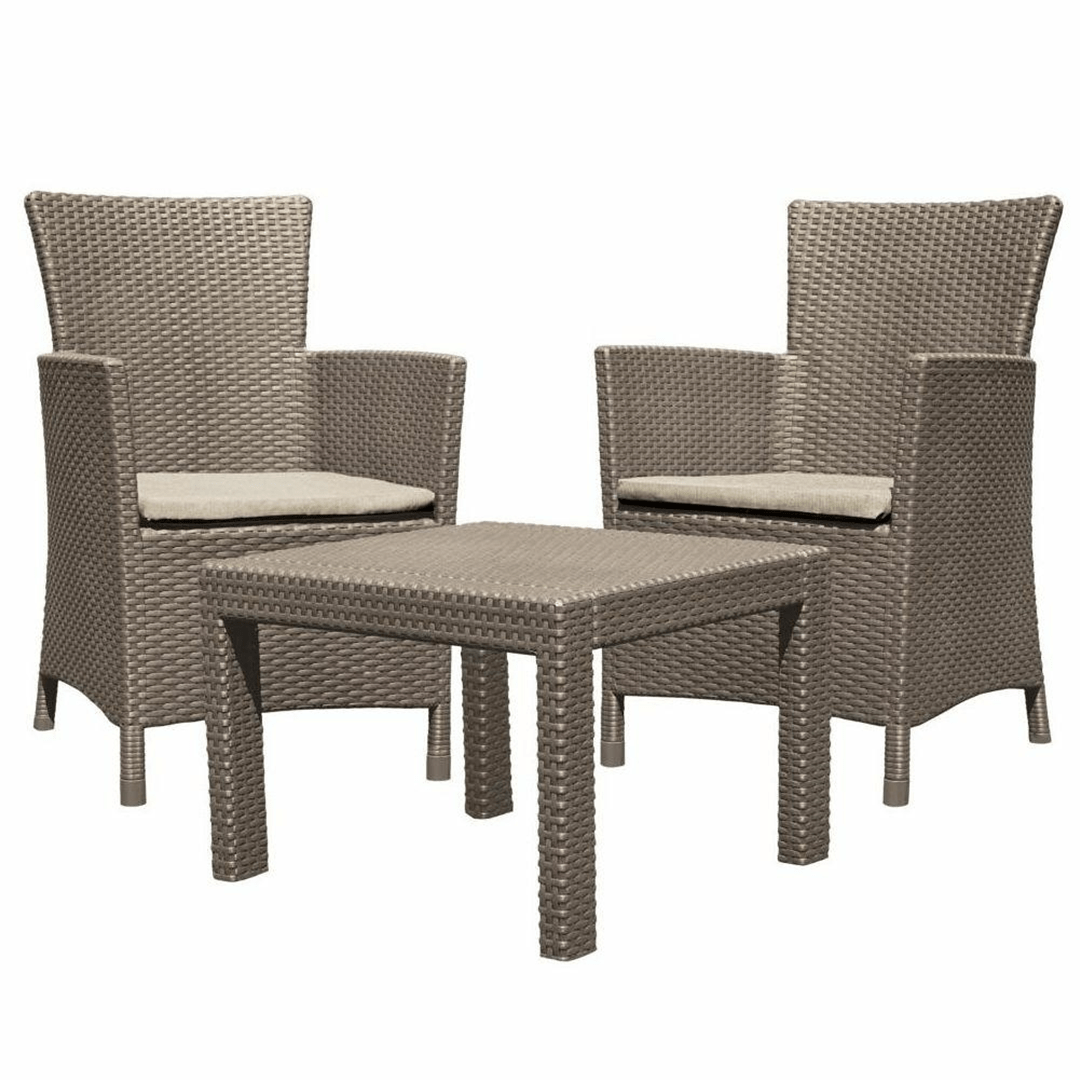 Set Arredo Giardino 2 Poltrone + Tavolo, KETER