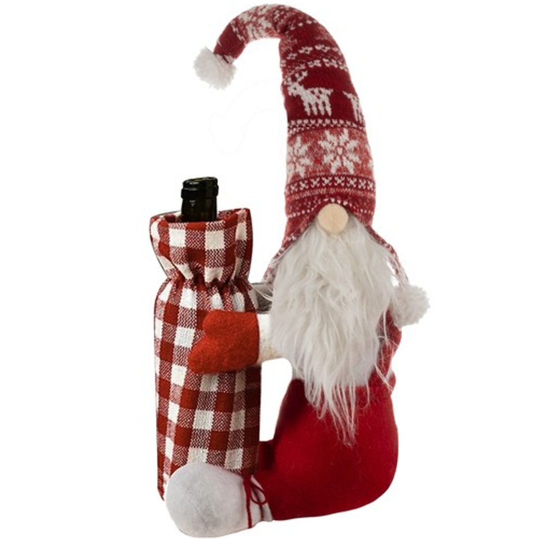 Elfo di Natale con Borsa Porta-Bottiglia