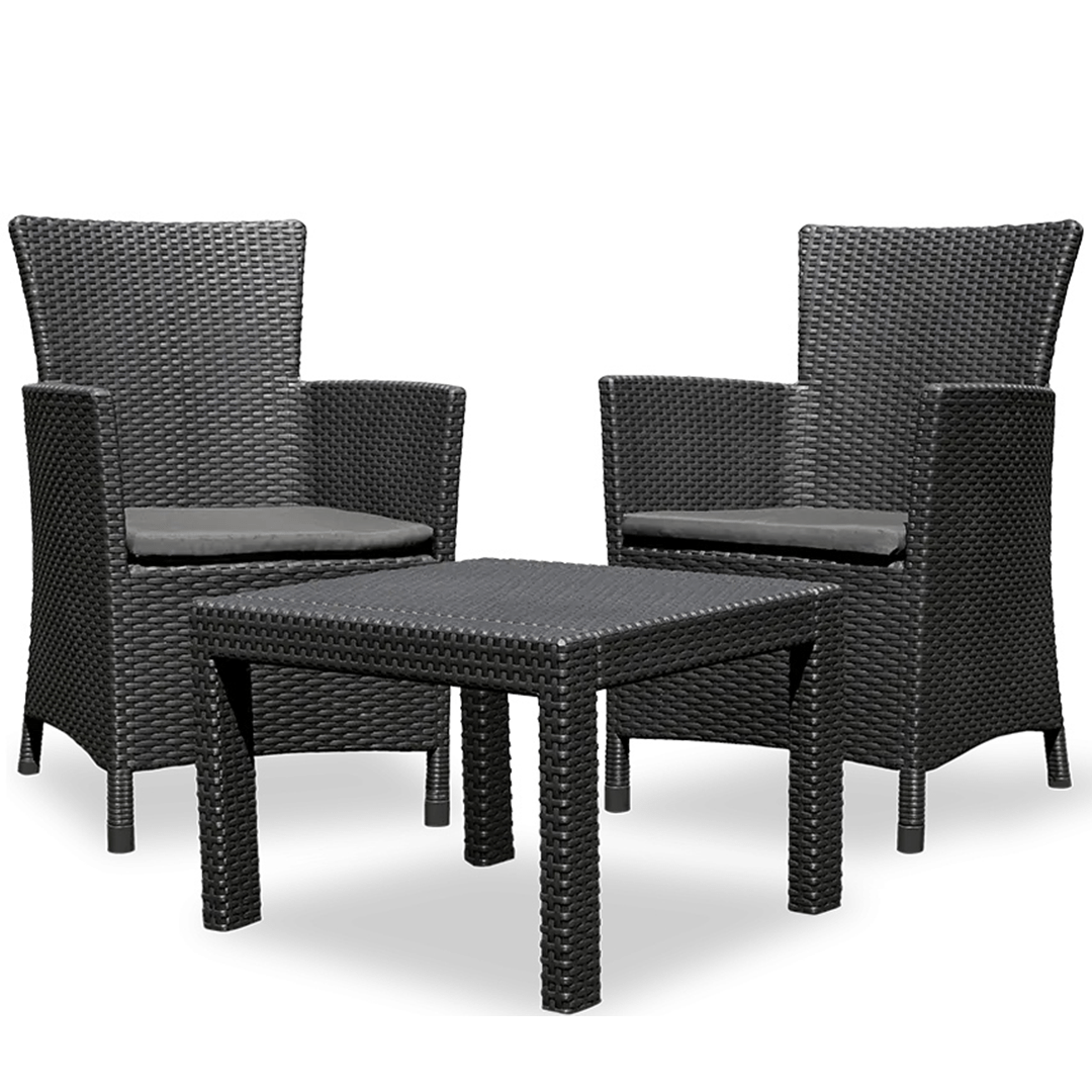 Set Arredo Giardino 2 Poltrone + Tavolo, KETER