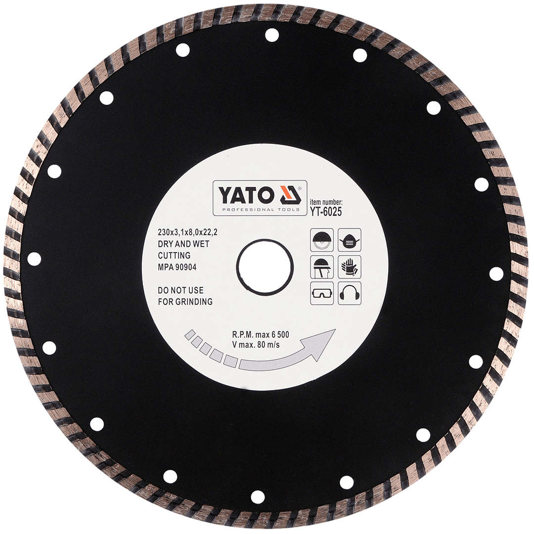 Lama Diamantata "Turbo" 230 mm – YATO
