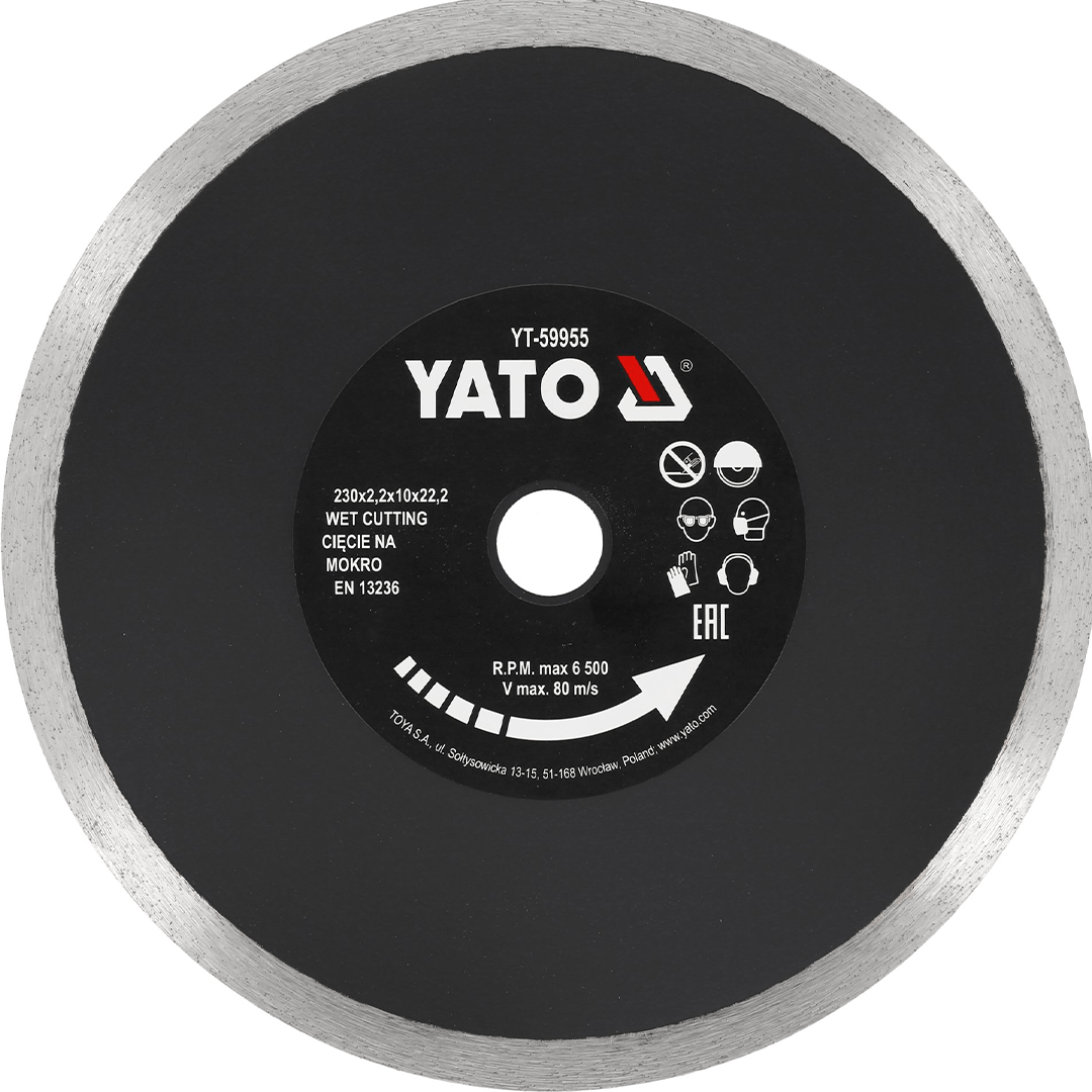 Disco Diamantato Continuo Ø230 mm – YATO