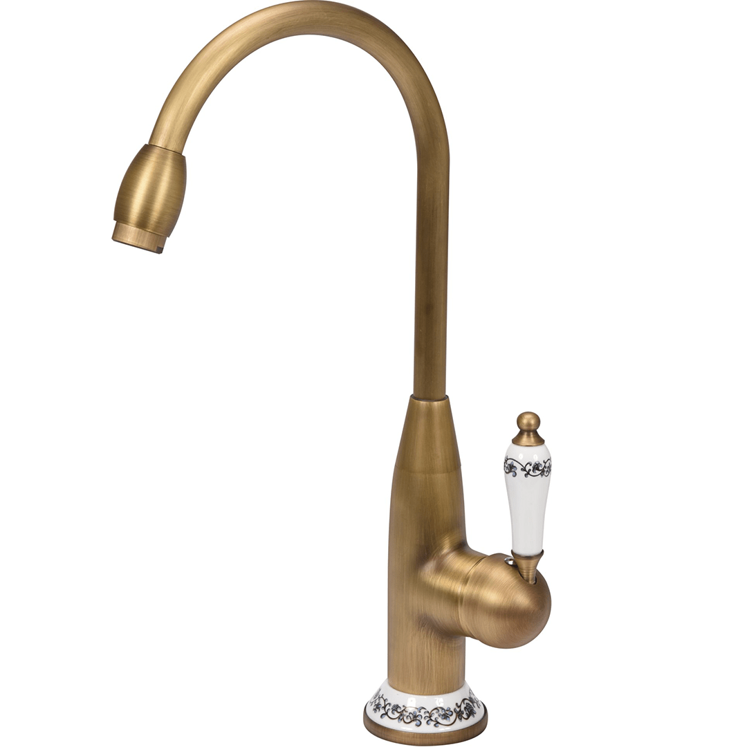 Rubinetto Lavabo Retrò in Bronzo