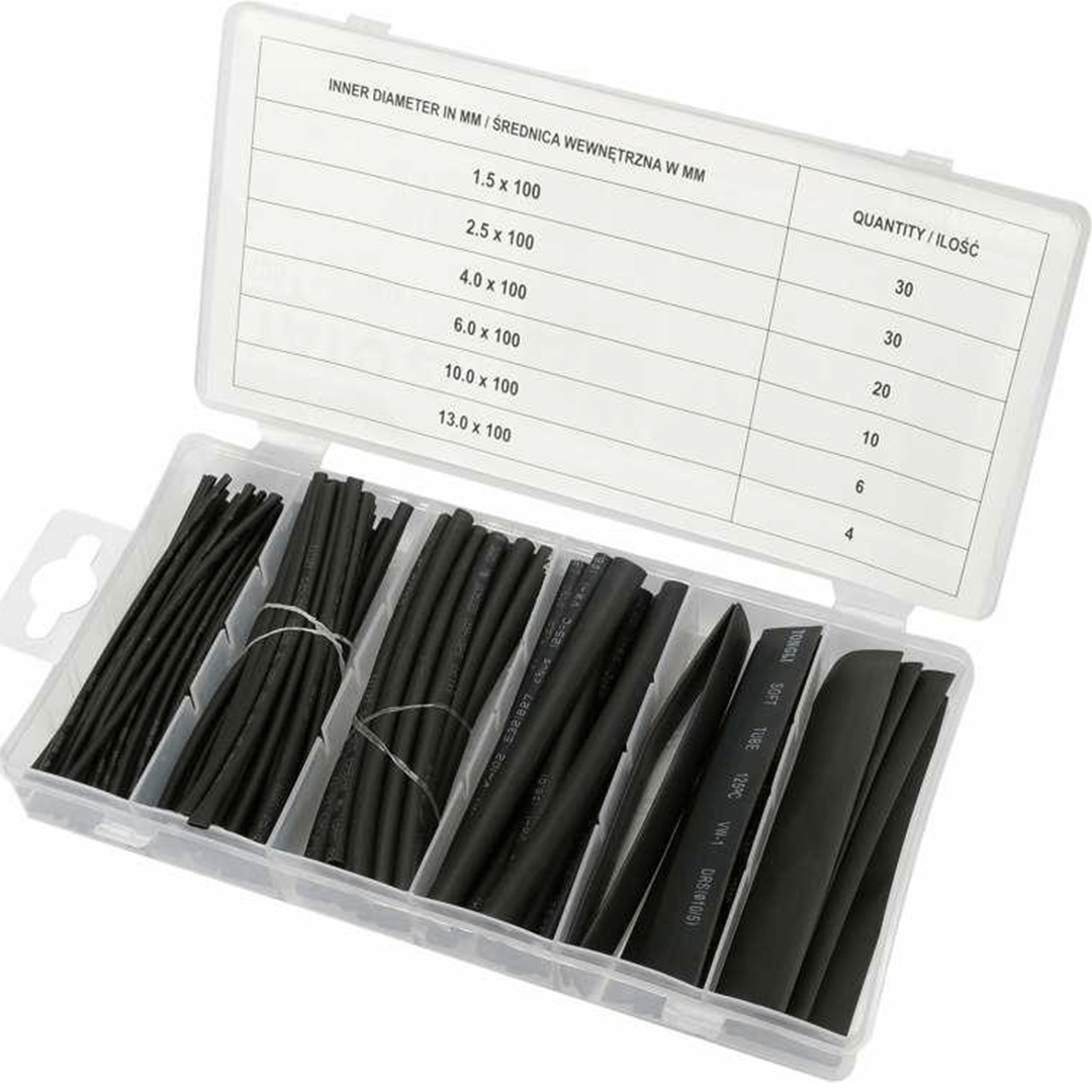 Kit 100 Pz di Guaina Termorestringente Yato