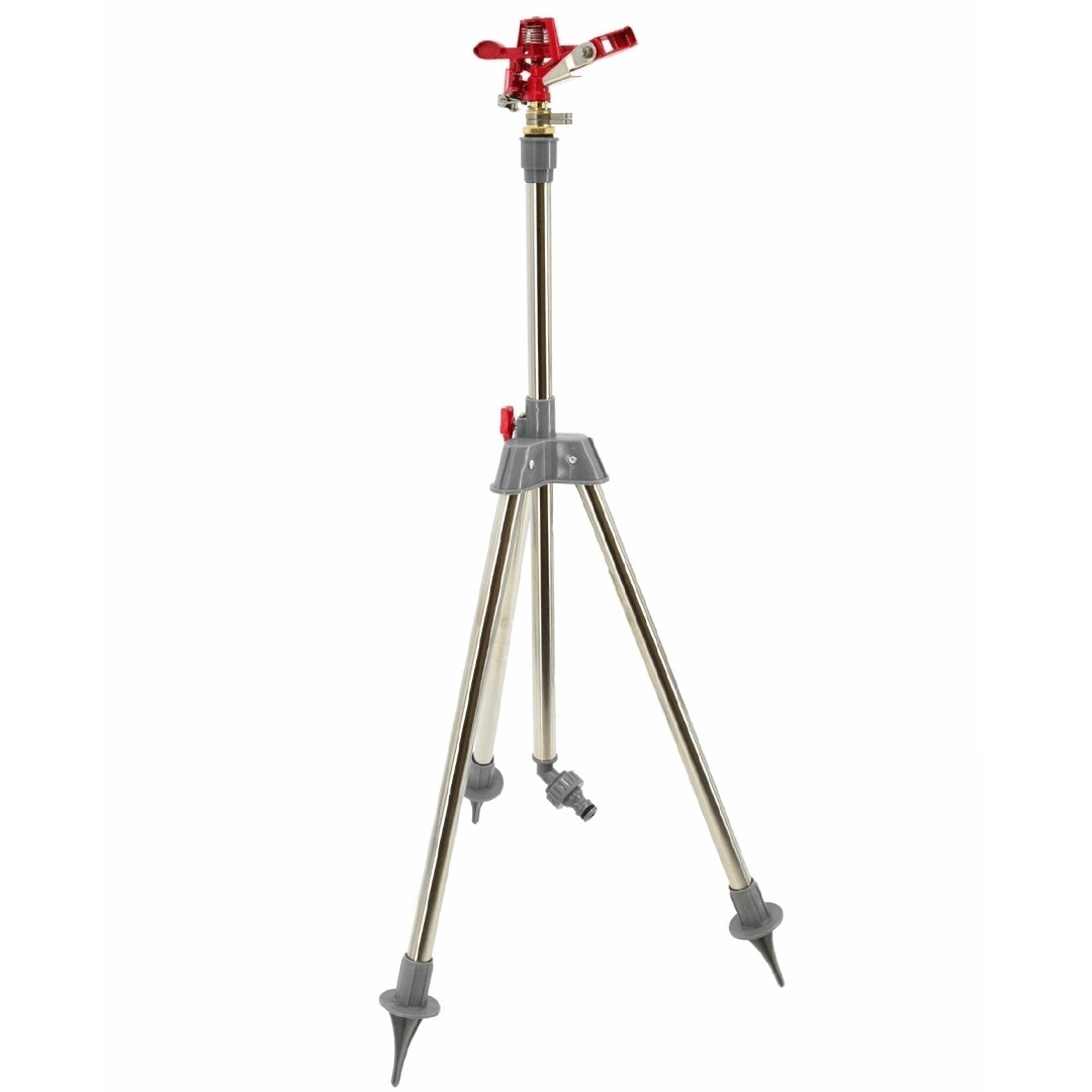Irrigatore Telescopico Professionale a 360° con Ugello in Metallo e Supporto 90\60Cm Awtools
