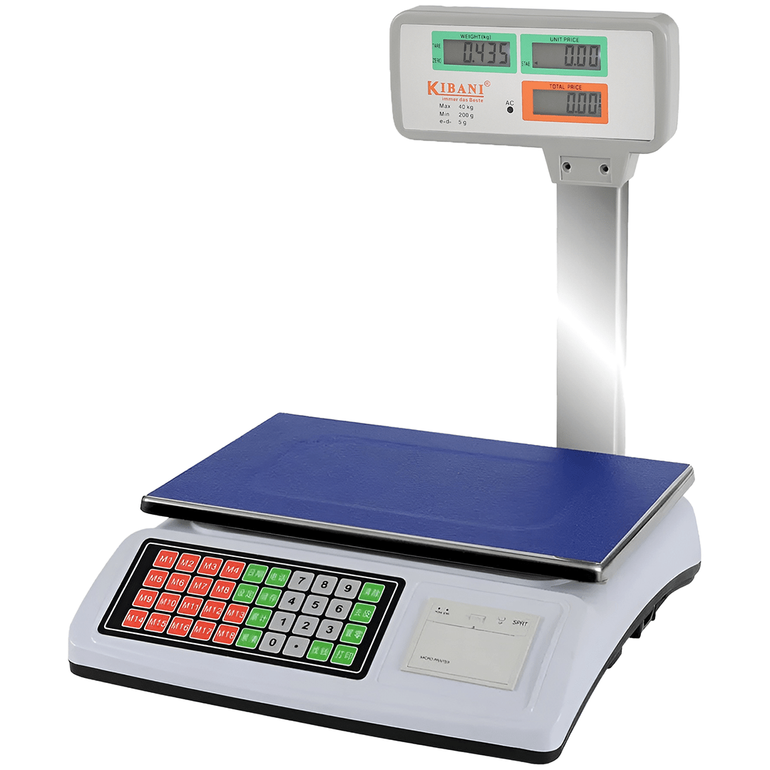 Bilancia da banco con scontrino Kibani 40KG