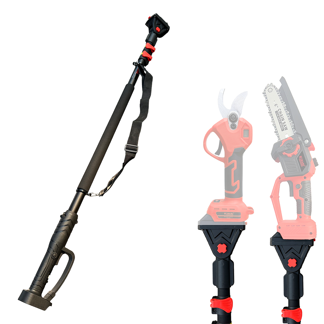 Manico Telescopico Regolabile in Alluminio da 3 Metri – Compatibile con Cesoie e Seghe per Rami, Impugnatura Antiscivolo