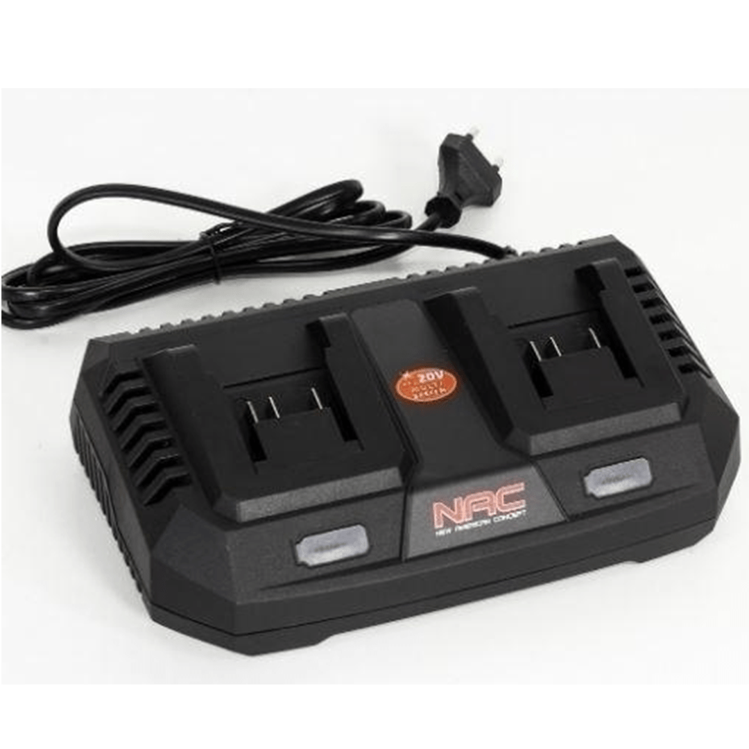 Caricabatterie Rapido NAC 20V per 2 Batterie