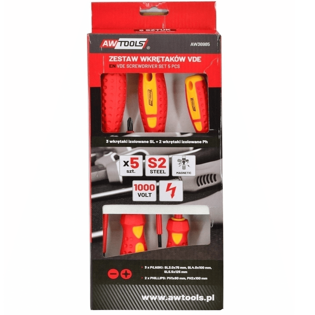 Set di 5 Cacciaviti Awtools