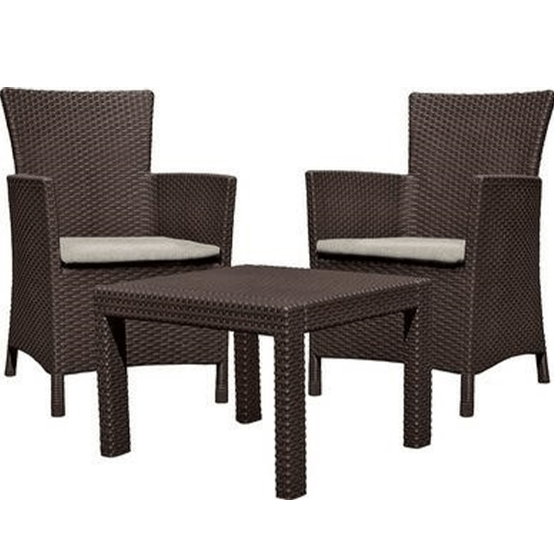 Set Arredo Giardino 2 Poltrone + Tavolo, KETER