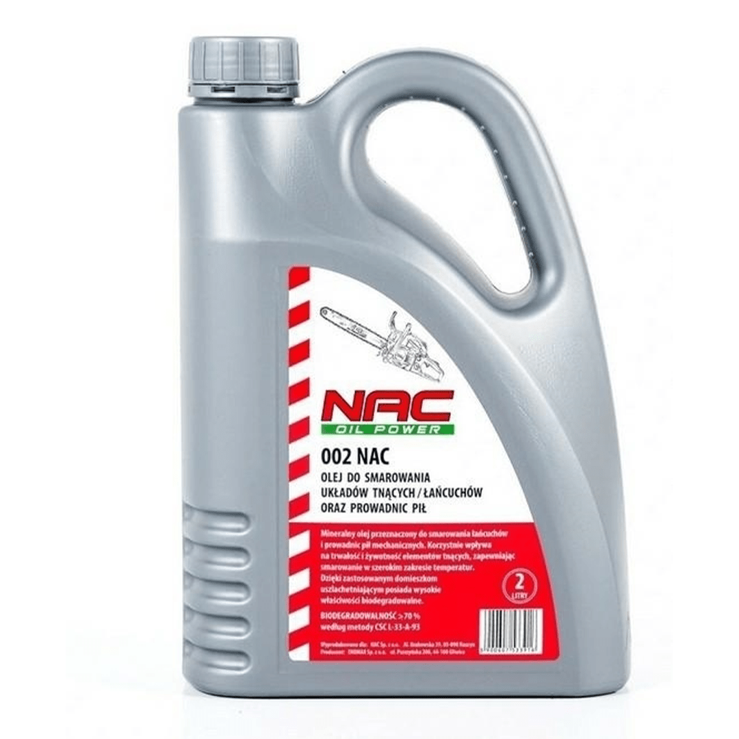 HUILE NAC POUR BARRES ET CHAÎNES 2L