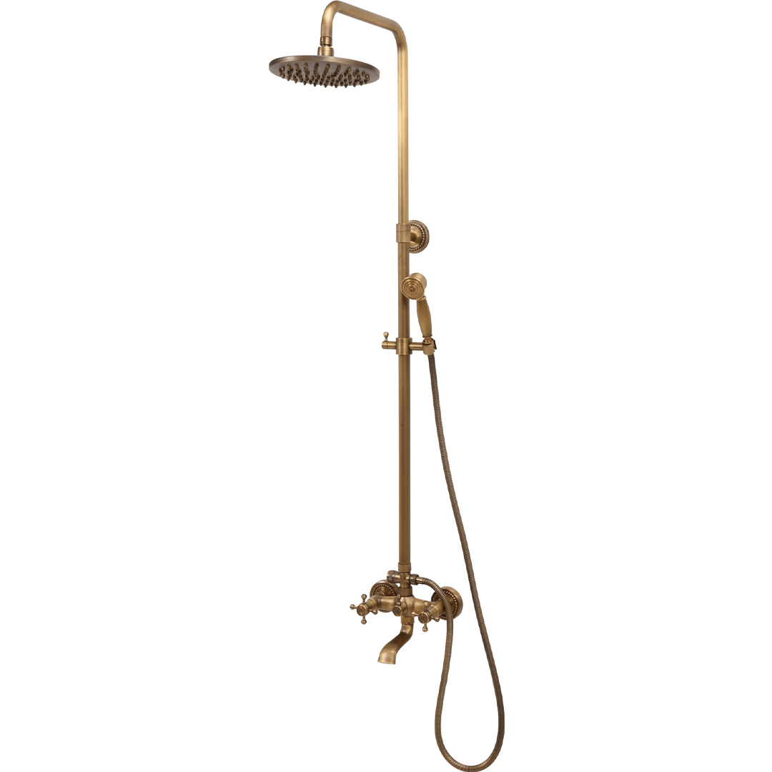 Doccia In Bronzo Retrò