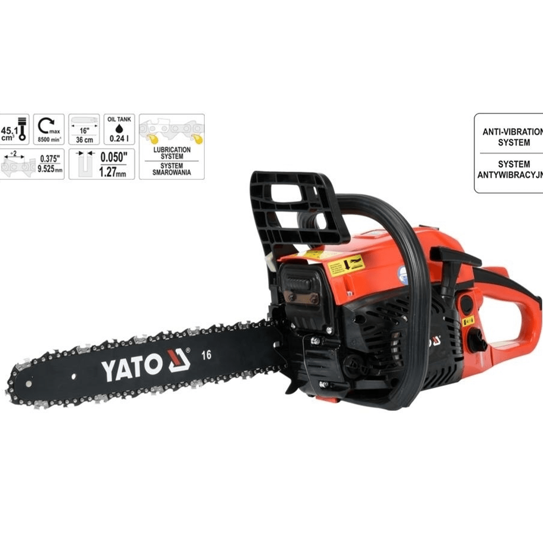 Motosega a Benzina Yato 2,4 CV 36Cm