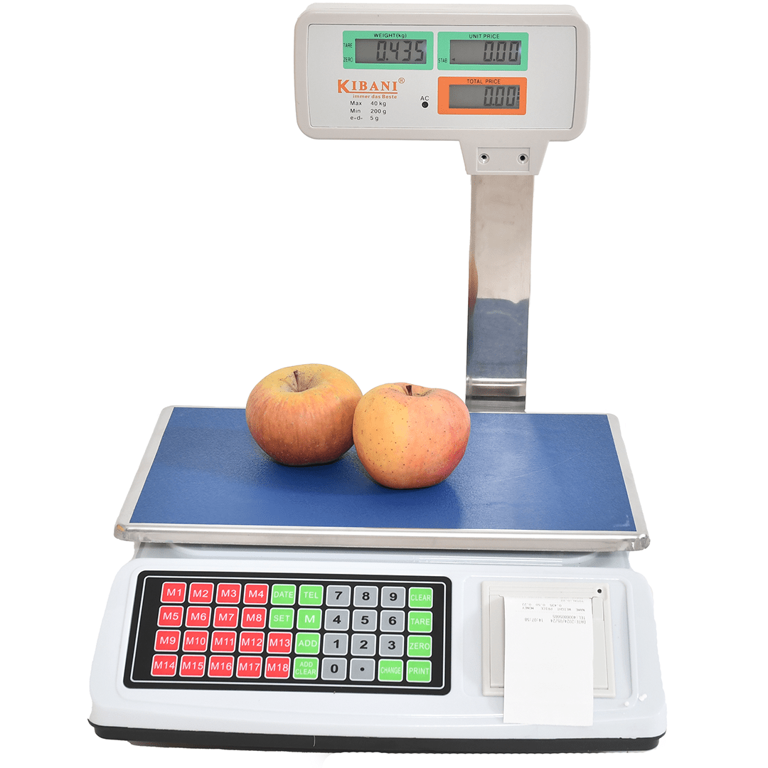 Bilancia da banco con scontrino Kibani 40KG