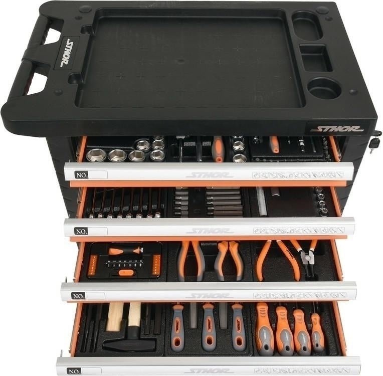 Cassettiera Portautensili Sthor 302 Pezzi