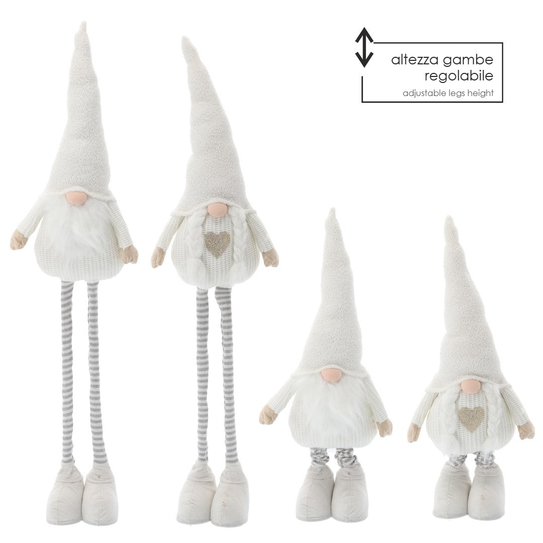 Gnomo di Natale con Gambe Regolabili