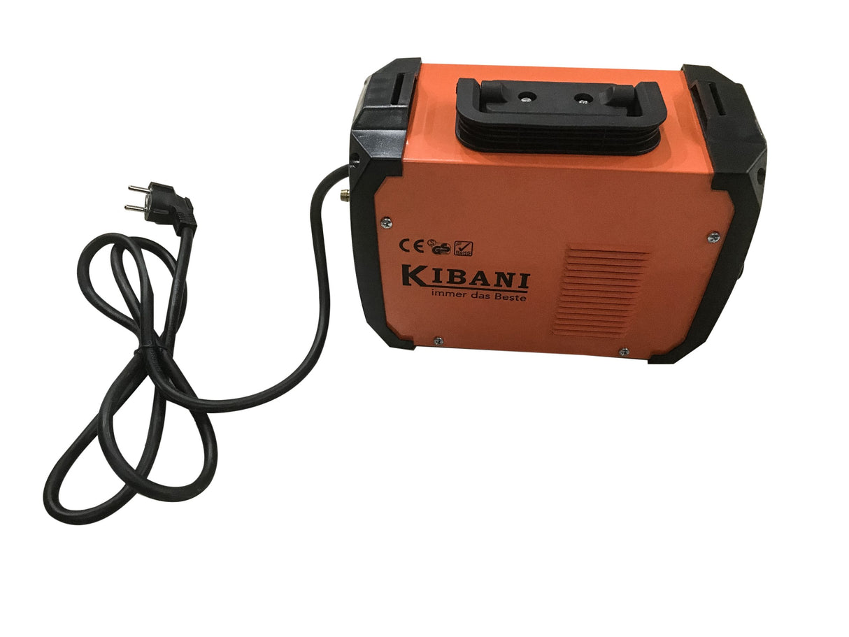 Poste à souder électrique TIG/MMA Kibani – Jusqu'à 200 A avec allumage HF – incl. Bouclier de soudage, burin et étui