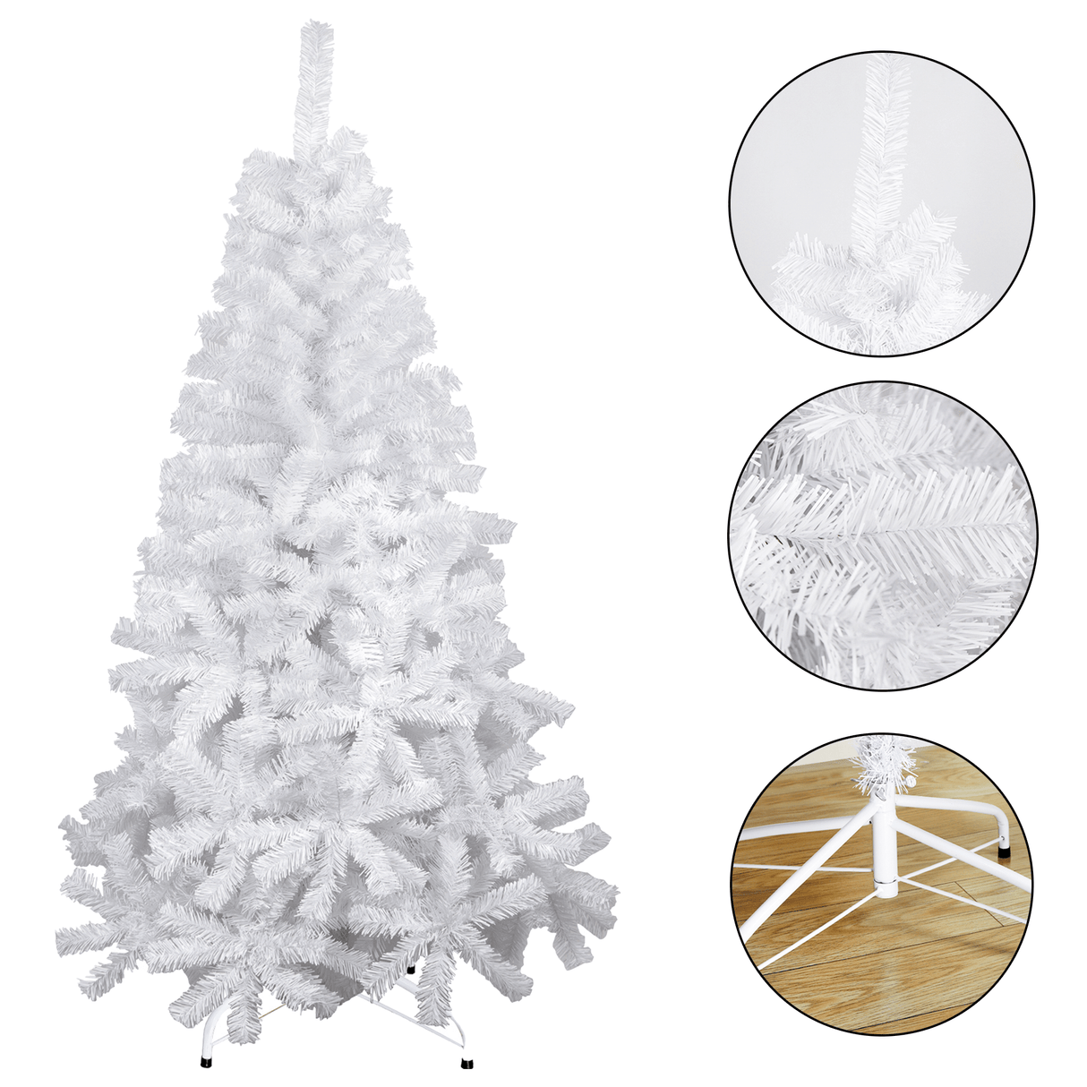 St.Moritz Albero di Natale Sogno d’Inverno Bianco 190 o 170cm