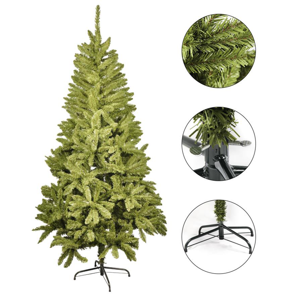 Stoccolma Albero di Natale Verde 180 cm