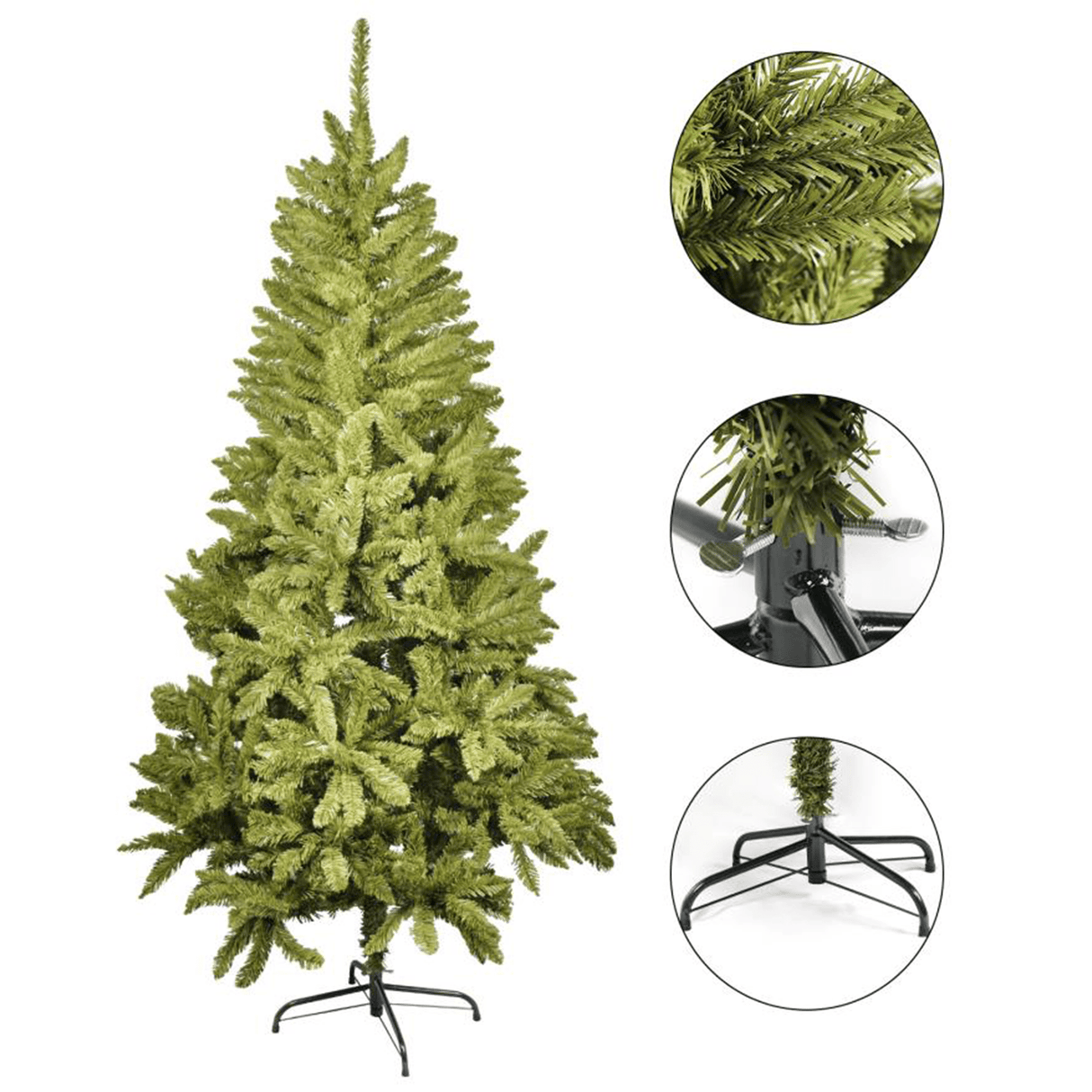 Zurigo Albero di Natale Verde 180 cm