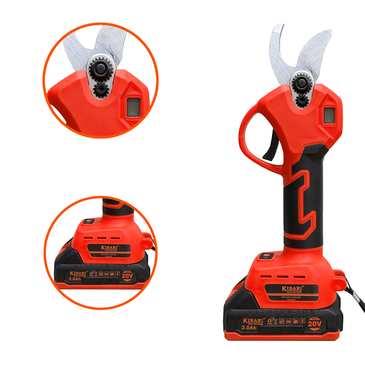 Cesoie per Rami a Batteria 20V Kibani