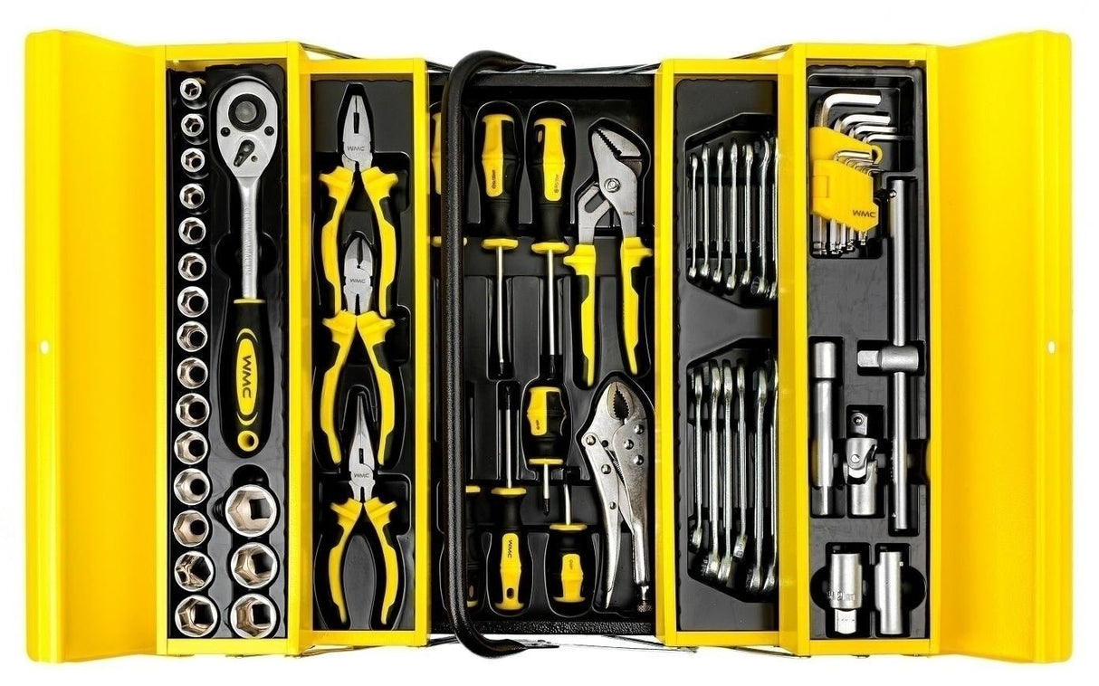 Set di Utensili da 60 Pezzi con Scatola WMC – Completo e Professionale