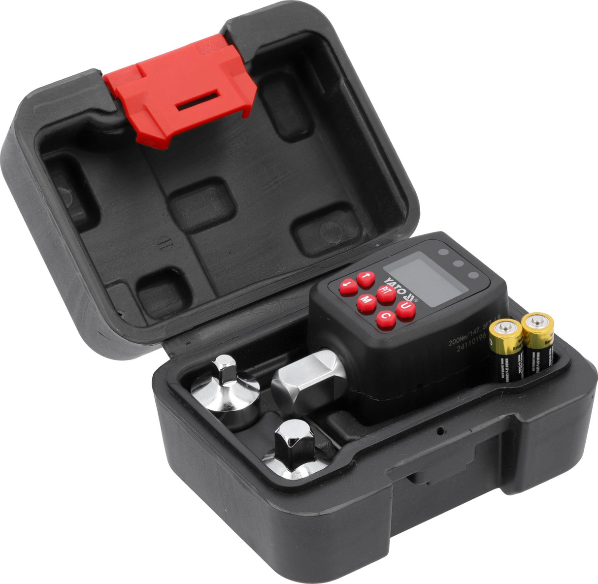 Adattatore di Coppia Digitale 1/2 10-200 Nm con Display LCD Precisione ±2%