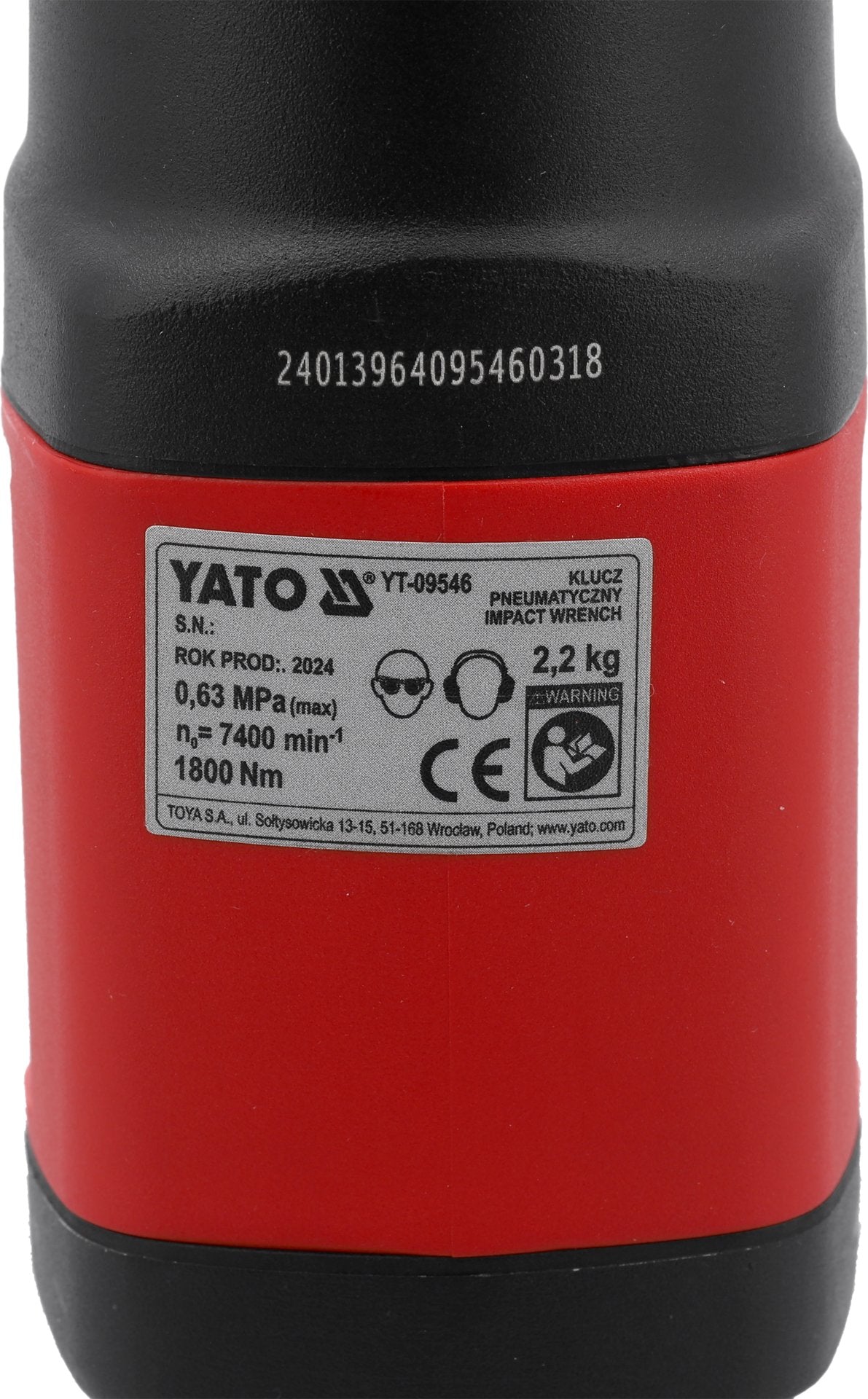 Avvitatore a Impulsi Pneumatico 1/2" – 1800 Nm Yato