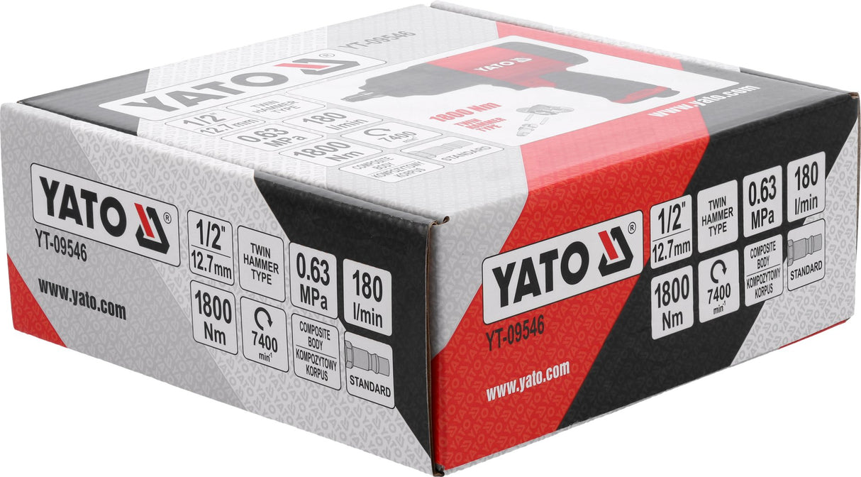 Avvitatore a Impulsi Pneumatico 1/2" – 1800 Nm Yato
