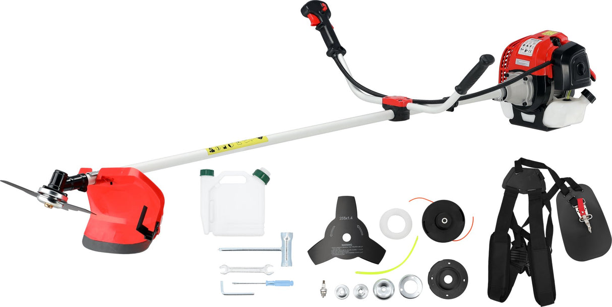 Decespugliatore Benzina Yato 52cc 2 CV Professionale Completo di Accessori