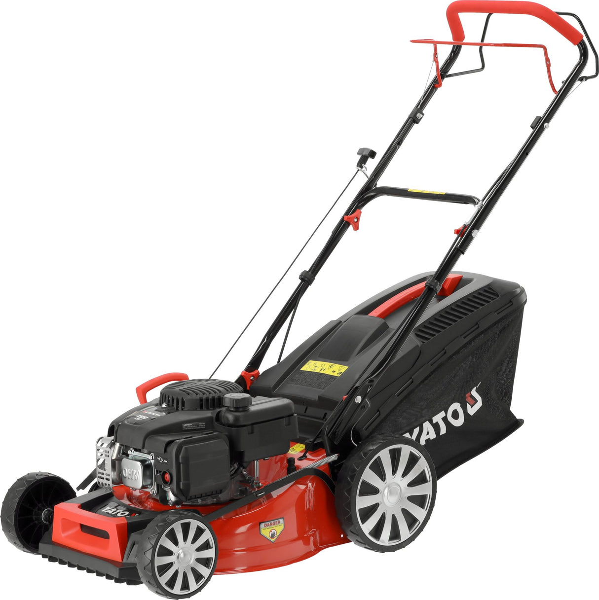 Tagliaerba a Scoppio Yato 139cc 3,5Cv 46cm Trazione 4in1 Con Serbatoio Da 62L