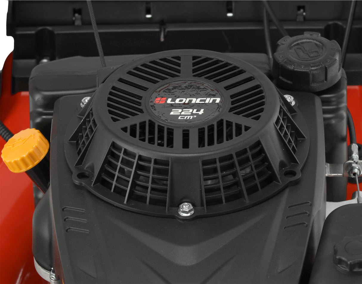 Tosaerba Semovente a Benzina 53 cm Con Avviamento Elettrico Motore Loncin 224 cm³