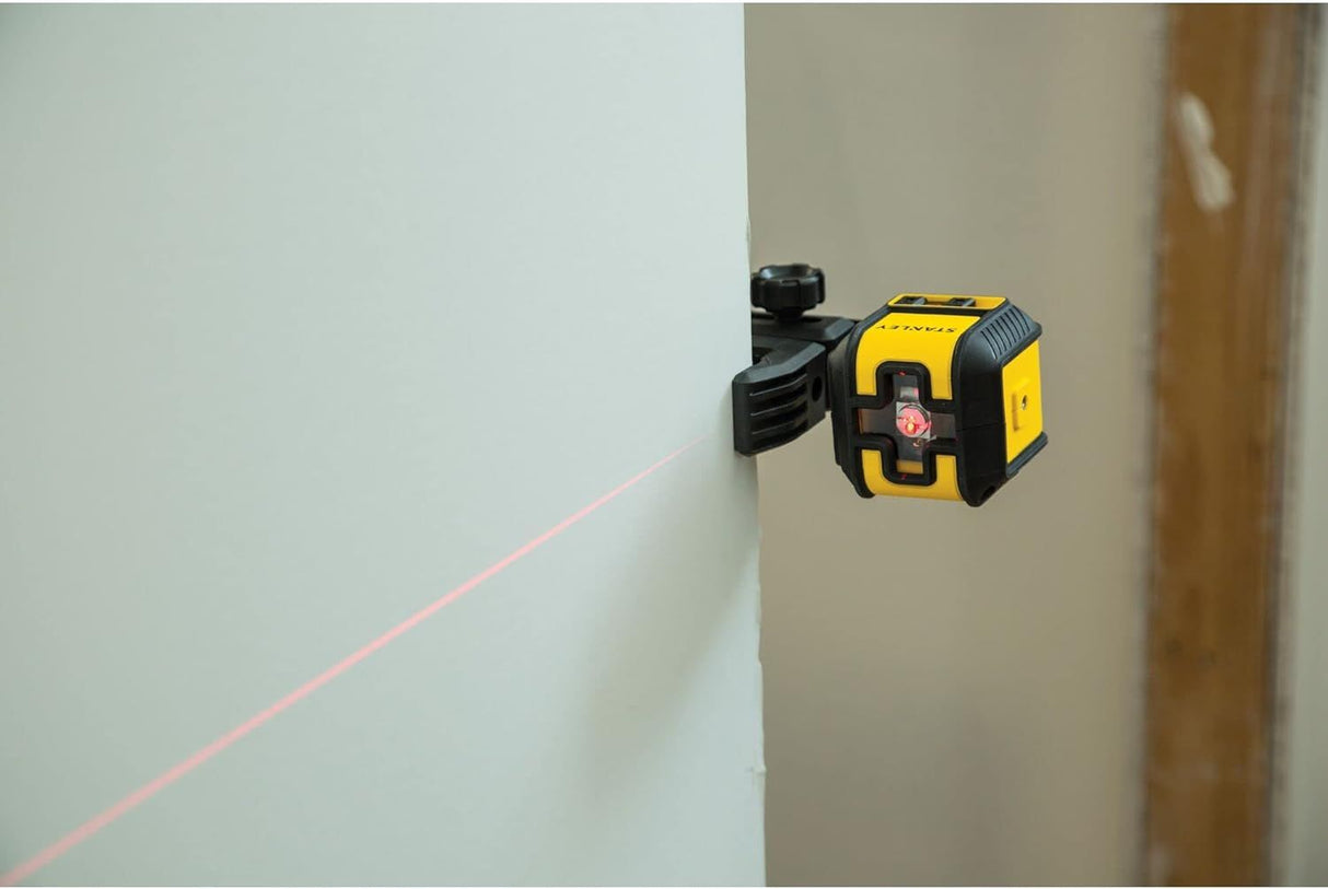 Livella Laser Stanley Cubix Autolivellante Croce Rossa 90°