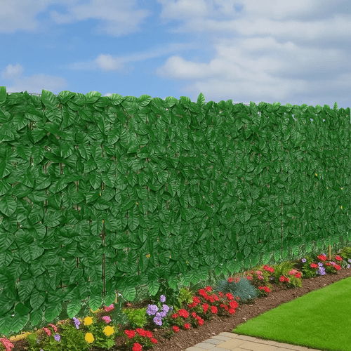 Siepe artificiale da balcone e giardino 3×1 m – 6 pannelli in PP anti-UV