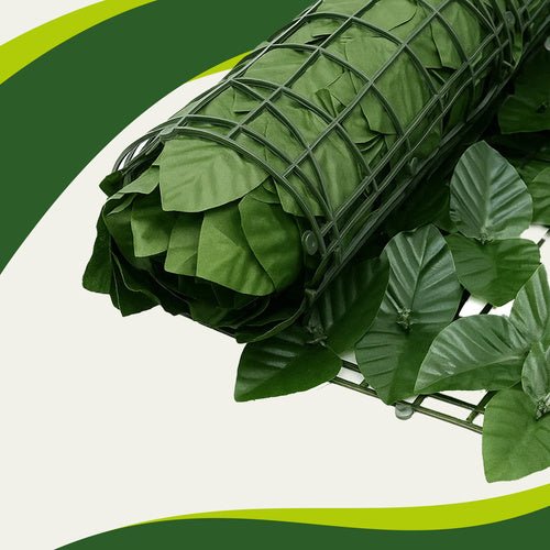 Siepe artificiale da balcone e giardino 3×1 m – 6 pannelli in PP anti-UV