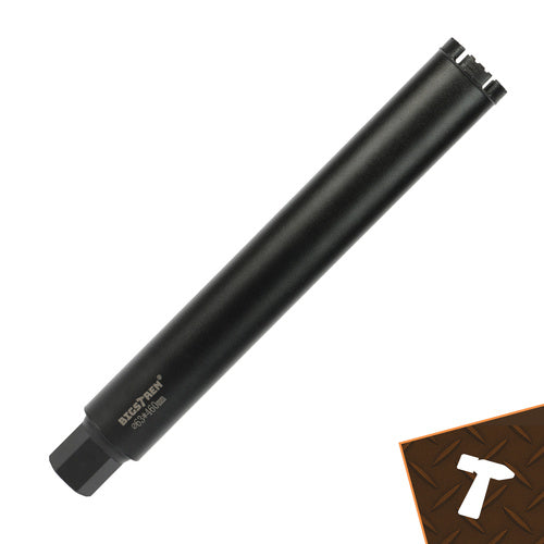 Carotiera diamantata professionale Ø 63 mm × 450 mm – filetto 1.1/4 UNC, 6 segmenti