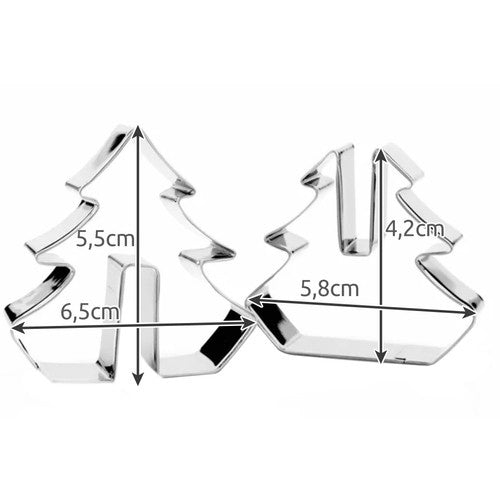 Set di Tagliabiscotti Natalizi 3D – 8 Formine in Acciaio Inossidabile per Biscotti