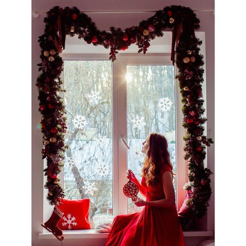 Ghirlanda Natalizia Ruhhy 2,7 m Decorazione Albero di Natale