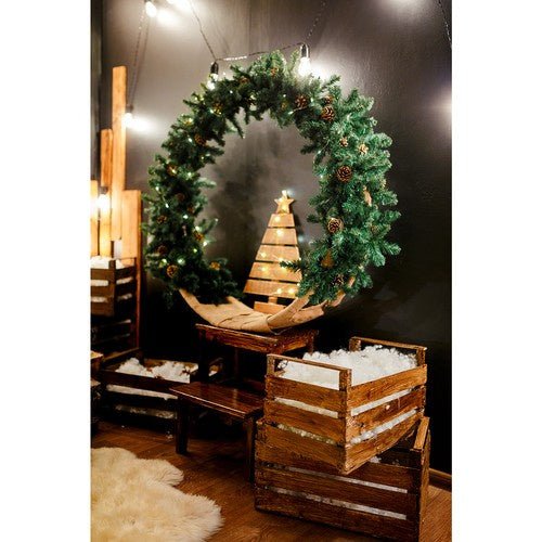 Ghirlanda Natalizia Ruhhy 2,7 m Decorazione Albero di Natale