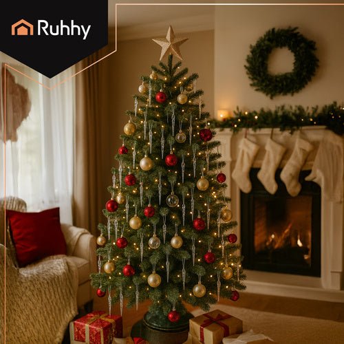 Set da 12 Ghiaccioli per Albero di Natale Ruhhy