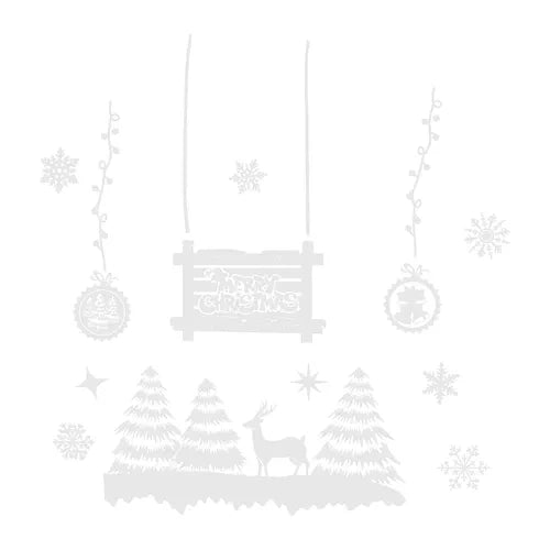 Adesivi Natalizi per Finestre