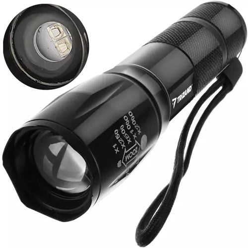 Lampe de poche 2 en 1 XPE UV Trizand 21634