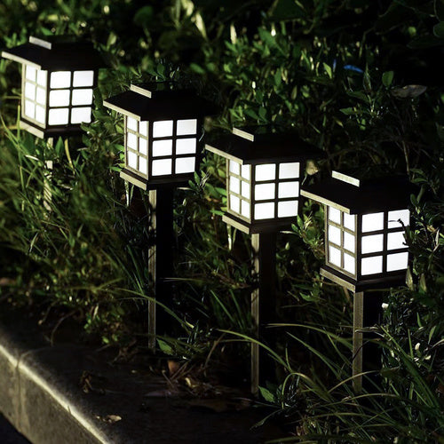 Lampade solari da giardino Gardlov 6 pezzi con picchetto luce LED