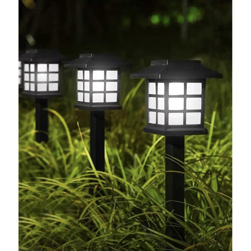Lampade solari da giardino Gardlov 6 pezzi con picchetto luce LED