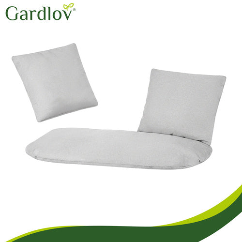 Altalena Doppia da Giardino con Cuscino Grigio o Crema – Relax Outdoor Comfort