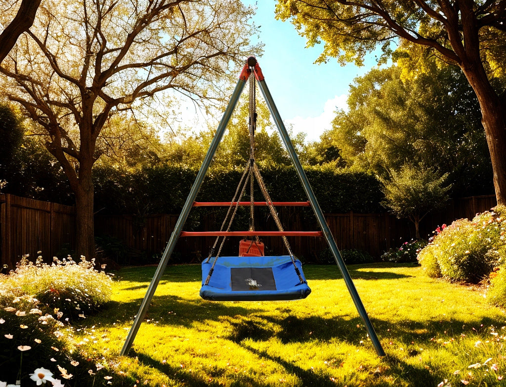 Altalena da Giardino Doppia Garden Line Nido di Cicogna 290cm 2 Bambini