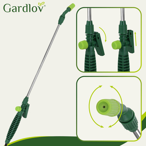 Spruzzatore a Pressione Manuale Gardlov 8 Litri con Tracolla