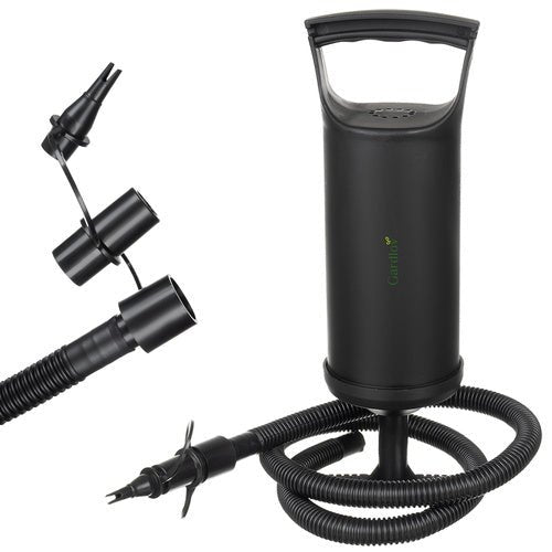 Poltrona gonfiabile da giardino con poggiapiedi – effetto velluto, max 120 kg