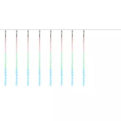 Pluie de météores multicolores de Noël à 36 LED 50 cm